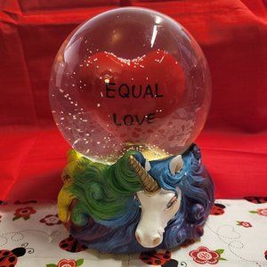 Musical Globe - Unicorn with Heart